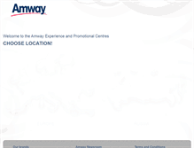 Tablet Screenshot of amway-experience.com